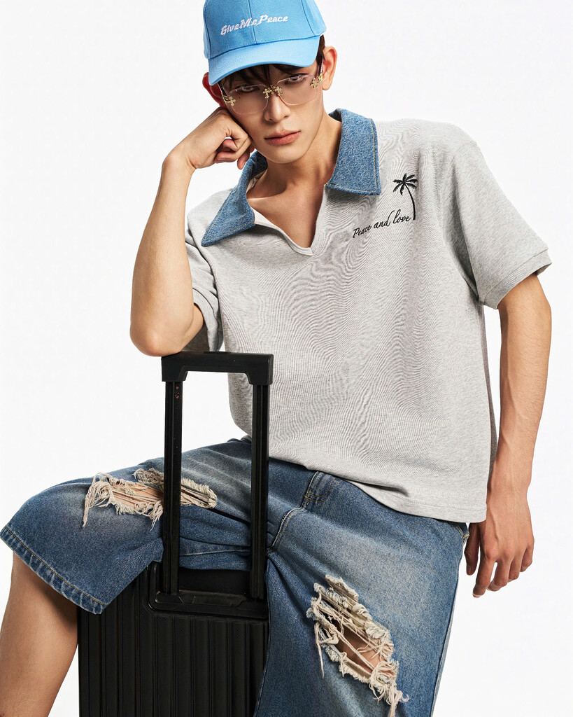 Blue Stitch Baseball Cap